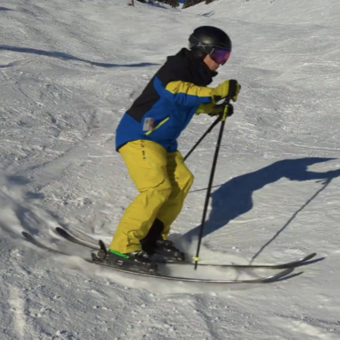 Bend ze knees,” to improve more than just your skiing